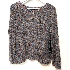NWT Broadway 38 multi colored Sweater XL